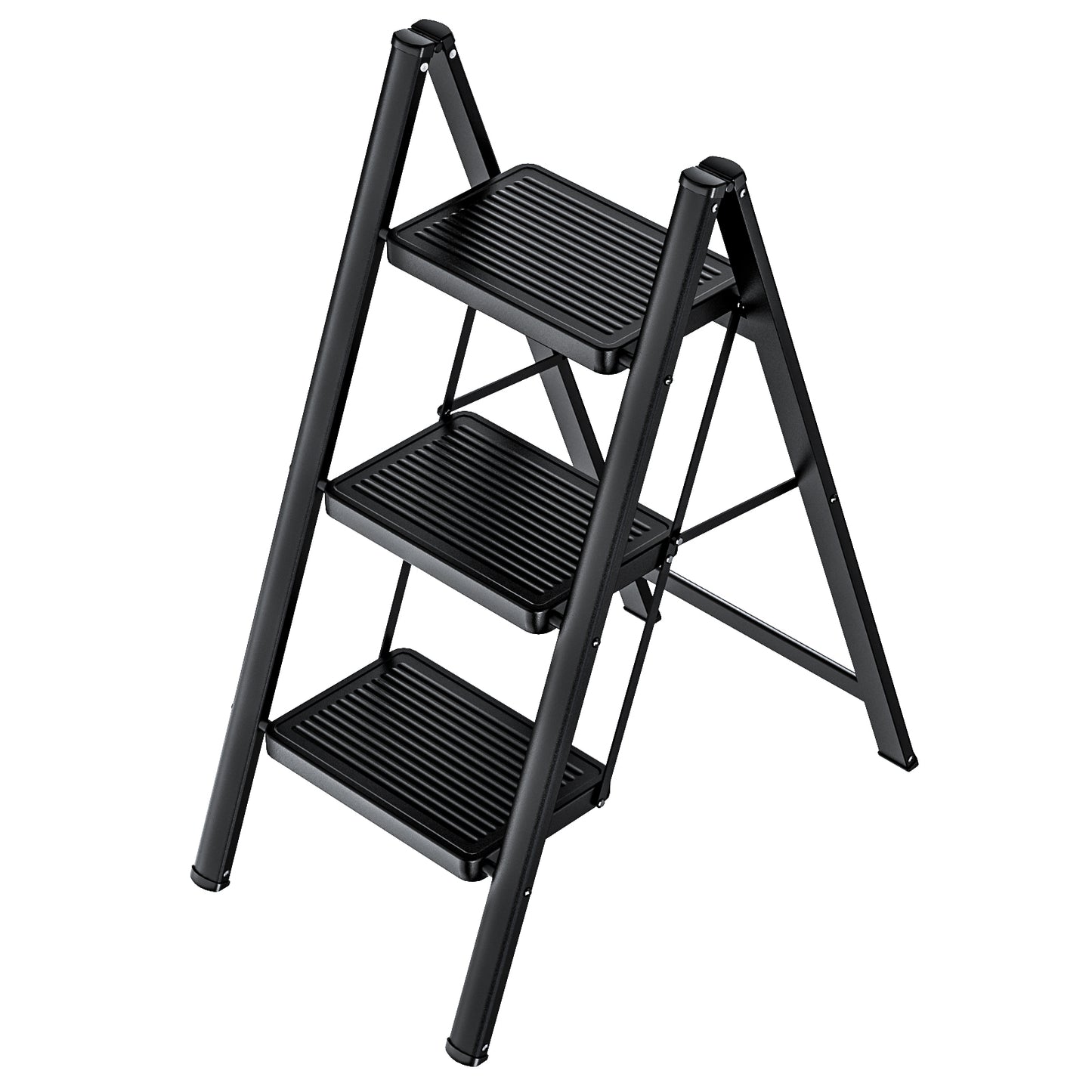 Culaccino Step Ladder 3 Step Black & White