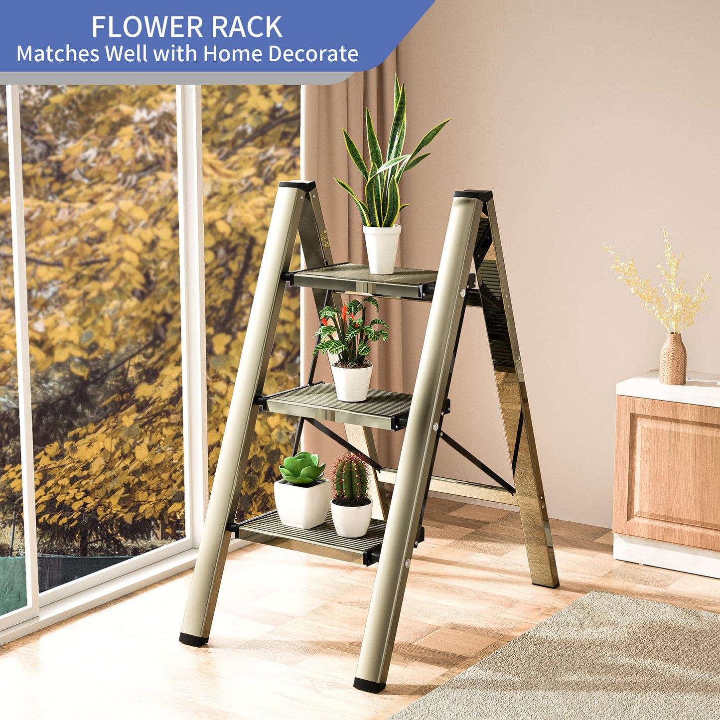 Culaccino 3 Step Ladder  Gold Plus