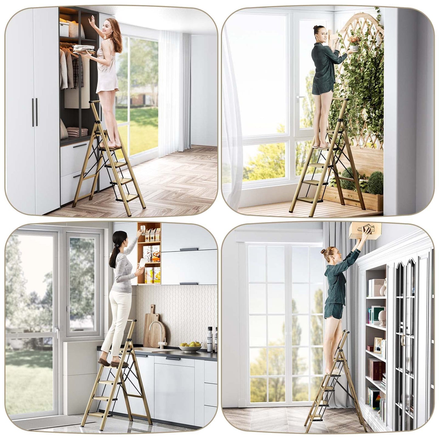 Culaccino 5 Step Ladder Gold Plus