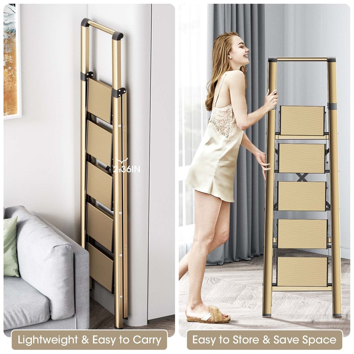 Culaccino 5 Step Ladder Gold Plus