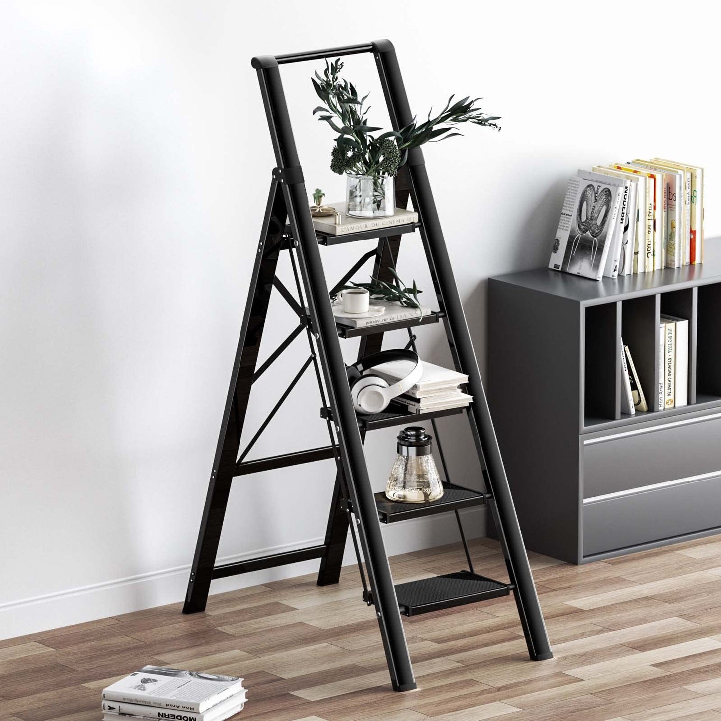 Culaccino 5 Step Ladder Black Plus